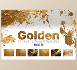 Download Golden Paint Textures – Affinity Assets