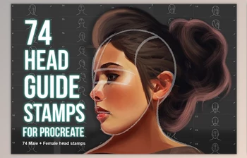 Download Head Guide Stamps for <span class='badge badge-warning'>Procreate</span> 88132901
