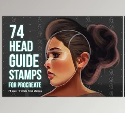 Download Head Guide Stamps for Procreate 88132901