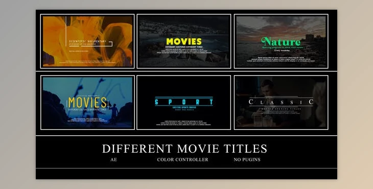Download Different Movies Titles (Videohive 50179336) - AE Project