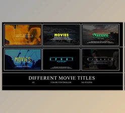 Download Different Movies Titles (Videohive 50179336) - AE Project