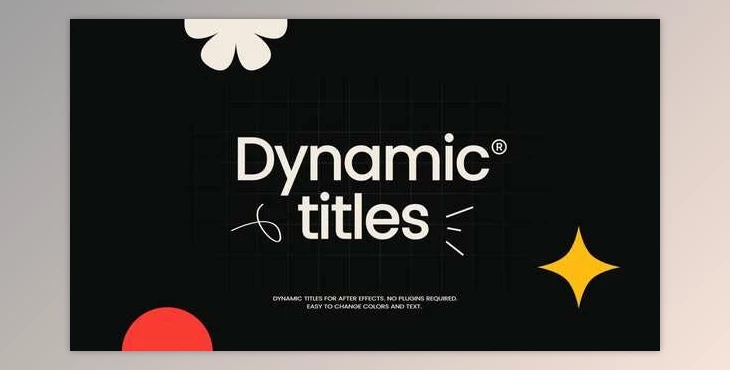 Download Dynamic Titles Intro (Videohive 50195956) - AE Project