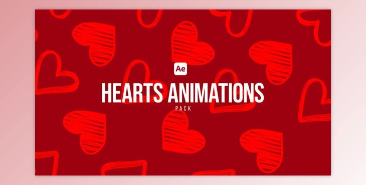 Download Heart Animations Pack (Videohive 50192411) - AE Project