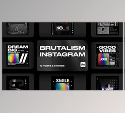 Download Brutalism Style Instagram Posts & Stories for After Effects (Videohive 50222476) - AE Project