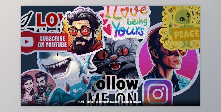 Download Holographic Sticker Maker (Videohive 50195697) - AE Project