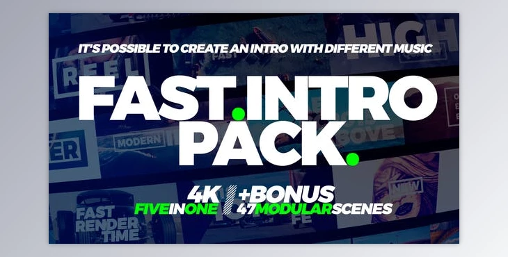 Download Fast Intro Pack 5in1 (Videohive 22008950) - AE Project