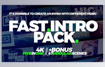 Download Fast Intro <span class='badge badge-warning'>Pack</span> 5in1 (Videohive 22008950) - AE Project