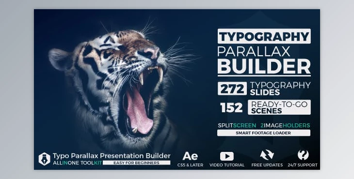 Download Big Typo Parallax Presentation Builder (Videohive 15455713) - AE Project