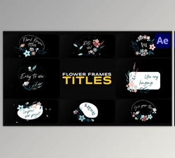 Download Flower Frames Titles for After Effects (Videohive 50237364) - AE Project
