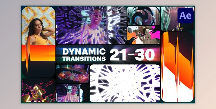 Download Dynamic Transitions for After Effects (Videohive 50252702) - AE Project