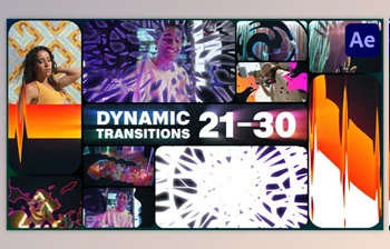 Download Dynamic Transitions for After <span class='badge badge-warning'>Effects</span> (Videohive 50252702) - AE Project