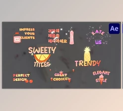 Download Sweety Titles for After Effects (Videohive 50221511) - AE Project