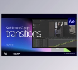 Download Kaleidoscope Curtains Transitions Vol. 02 (Videohive 50257124) - AE Project