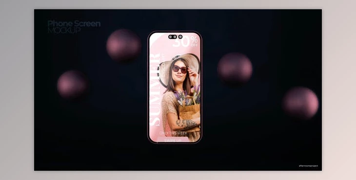 Download Phone 14 Clay Screen Mockup (Videohive 50255916) - AE Project