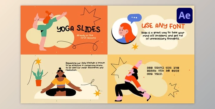 Download Yoga Explainer Slides for After Effects (Videohive 50252962) - AE Project