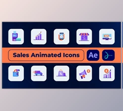 Download Sales Animated Icons (Videohive 50113111) - AE Project