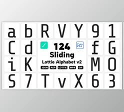 Download Sliding Lottie Alphabet V2 (Videohive 50108693) - AE Project