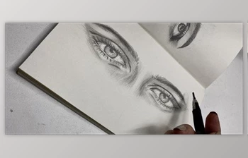 Download How to draw <span class='badge badge-warning'>realistic</span> eyes like a pro
