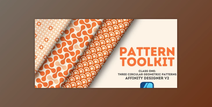 Download Surface Pattern Design: Affinity Designer V2 | Circular Geometric Patterns