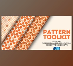 Download Surface Pattern Design: Affinity Designer V2 | Circular Geometric Patterns