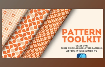 Download Surface Pattern Design: Affinity Designer V2 | Circular Geometric Patterns