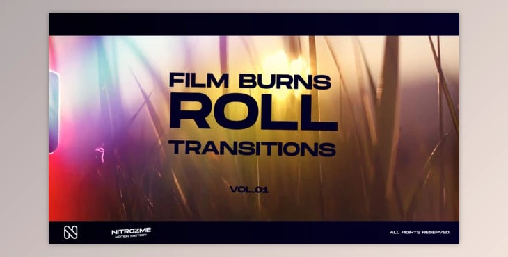 Download Film Burns Roll Transitions Vol. 01 (Videohive 48059713) - AE Project