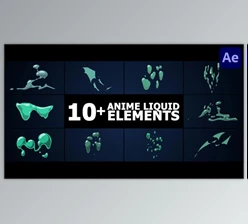 Download Anime Liquid Elements | After Effects (Videohive 50287364) - AE Project