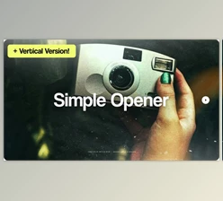 Download Simple Opener (Videohive 50280589) - AE Project