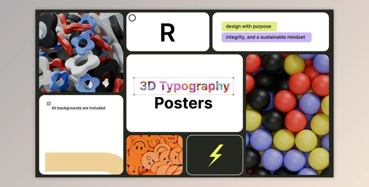 Download Typography Posters 3D (Videohive 50293997) - AE Project