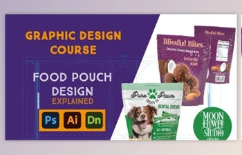 Download FOOD POUCH DESIGN <span class='badge badge-warning'>Essentials</span> or Print – GRAPHIC DESIGN COURSE