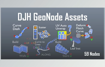 Download Blender – <span class='badge badge-warning'>GeoNode</span> Assets Addon