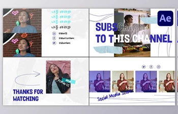 Download Social Media Slides for <span class='badge badge-warning'>After</span> <span class='badge badge-warning'>Effects</span> (Videohive 50327803) - AE Project