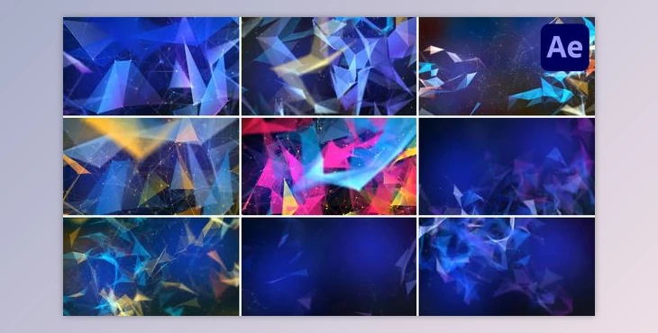 Download Plexus Backgrounds for After Effects (Videohive 50326191) - AE Project