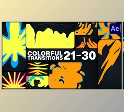 Download Colorful Transitions for After Effects (Videohive 50309199) - AE Project