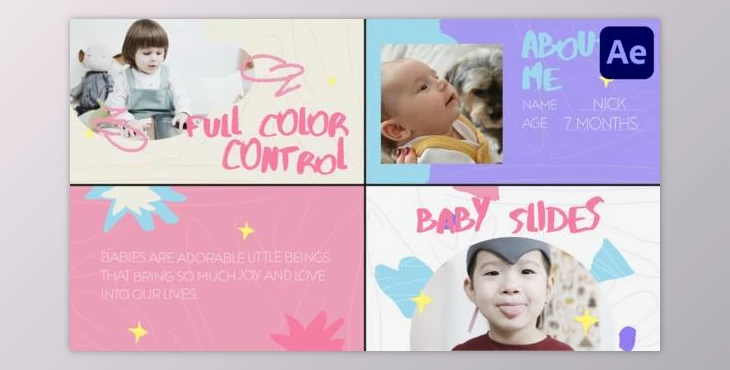 Download Baby Slides for After Effects (Videohive 50328220) - AE Project