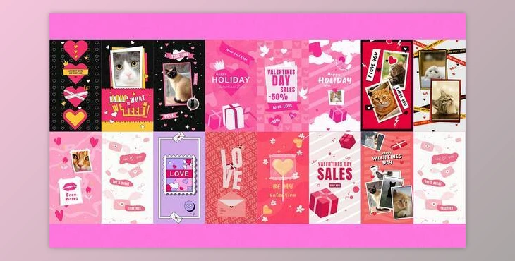 Download Valentine Day Stories Package (Videohive 50327573) - AE Project