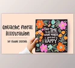 Download Gouache Floral Illustration – beginners