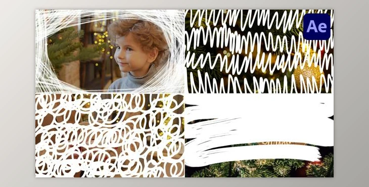 Download Snow Scribble Transitions | After Effects (Videohive 50327453) - AE Project
