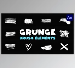Download Grunge Brush Elements | After Effects (Videohive 50327315) - AE Project