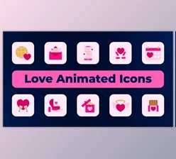 Download Love Animated Icons (Videohive 50333071) - AE Project