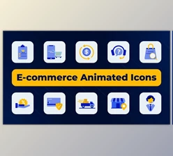 Download E-commerce Animated Icons (Videohive 50347700) - AE Project