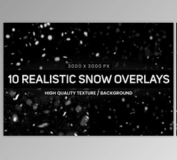 Download 10 Realistic Snow Overlays - F2E6RAK