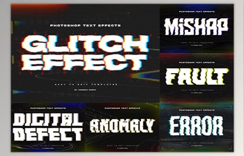 Download Glitch Text or Logo <span class='badge badge-warning'>Effects</span> - 91939102