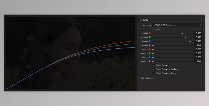 Download Mononodes – RGB SPLIT TONE DCTLS for DaVinci Resolve Studio