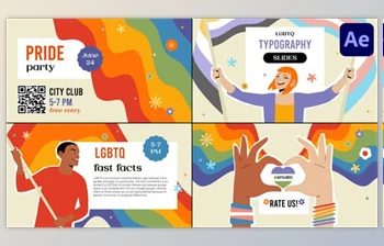Download LGBTQ <span class='badge badge-warning'>Typography</span> Slides for <span class='badge badge-warning'>After</span> <span class='badge badge-warning'>Effects</span> (Videohive 50327838) - AE Project