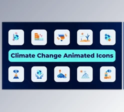 Download Climate Change Animated Icons (Videohive 50370526) - AE Project