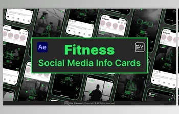 Download Fitness Social Media <span class='badge badge-warning'>Info</span> Cards For After Effects (<span class='badge badge-warning'>Videohive</span> 50360068) - AE <span class='badge badge-warning'>Project</span>