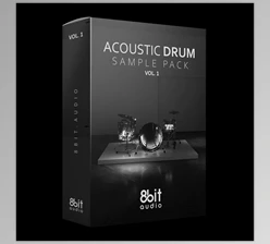 Download 8bit Audio Acoustic Drum Sample Pack Vol. 1 (WAV)