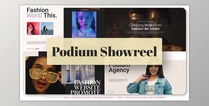 Download Podium Showreel Grid Slideshow (Videohive 50455004) - AE Project