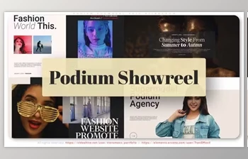 Download Podium Showreel <span class='badge badge-warning'>Grid</span> Slideshow (Videohive 50455004) - AE Project